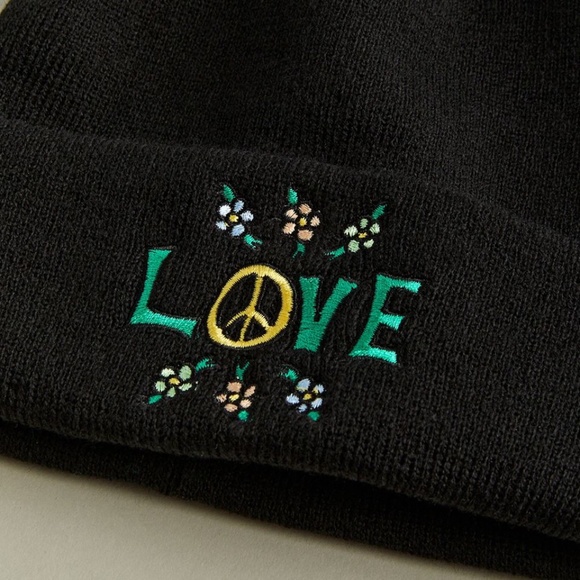 NWT Coney Island Picnic LOVE Beanie - Picture 2 of 2